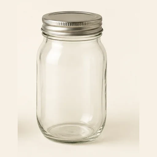 Lidded jar for shaking cold foam