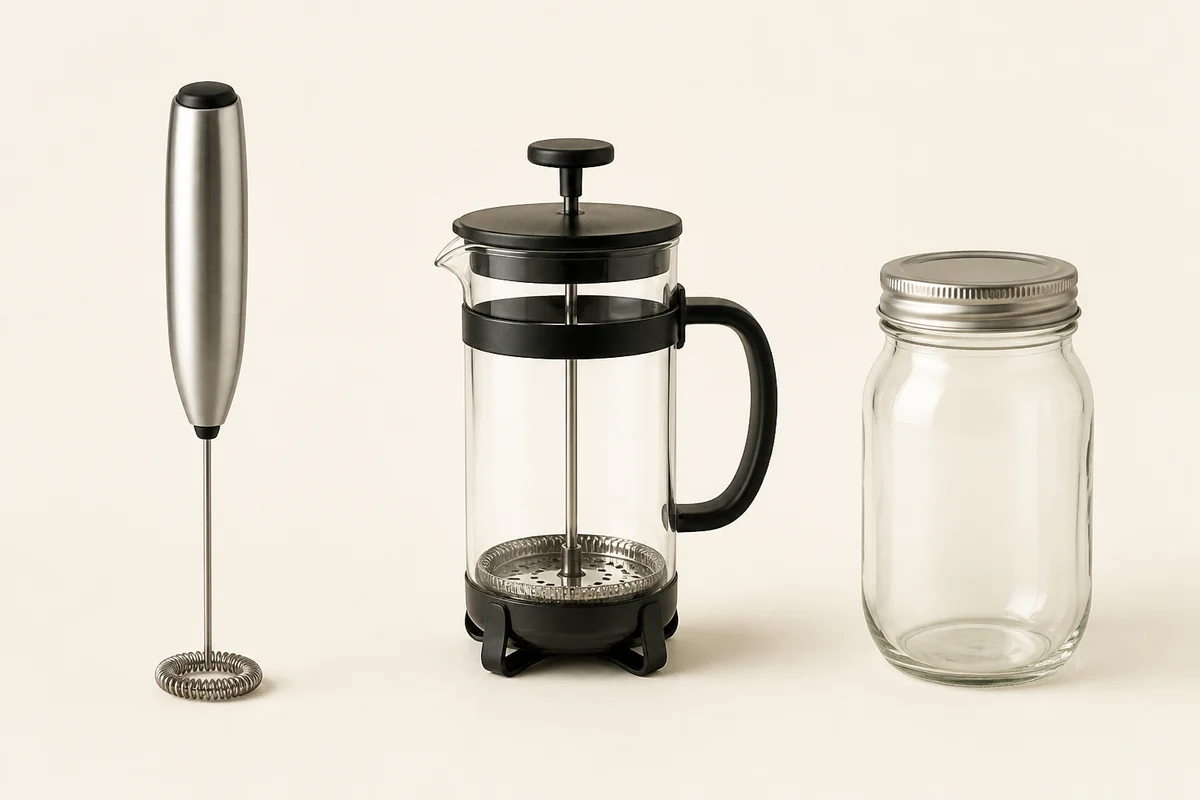 French press, jar and blender alternatives